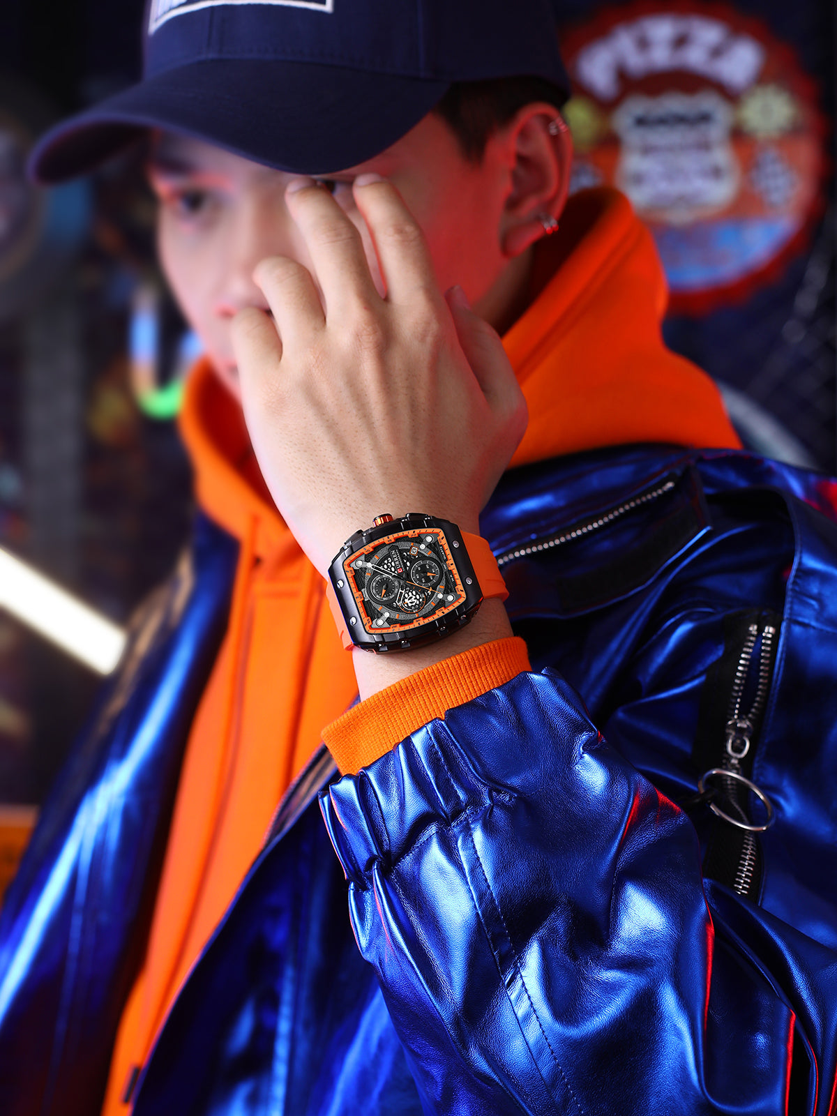 Reloj Curren 8442 Silicona Hombre
