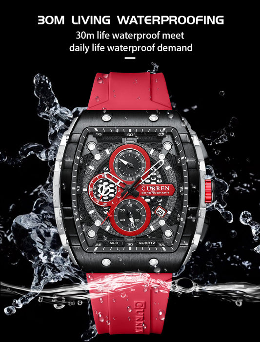 Reloj Curren 8442 Silicona Hombre