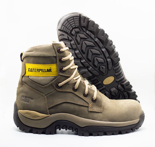 Bota Caterpillar 016 Beige Con Puntera