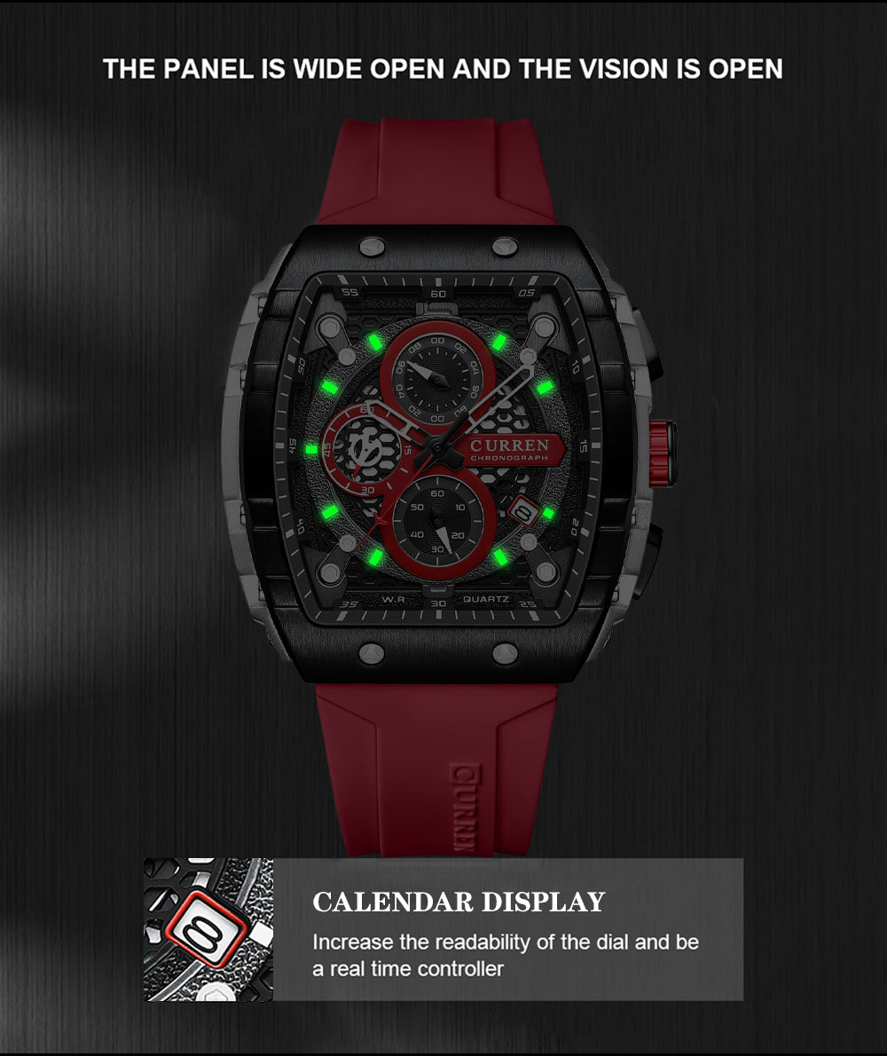 Reloj Curren 8442 Silicona Hombre