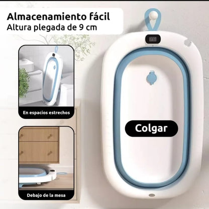 Bañera Plegable + Cojin + Malla Protectora