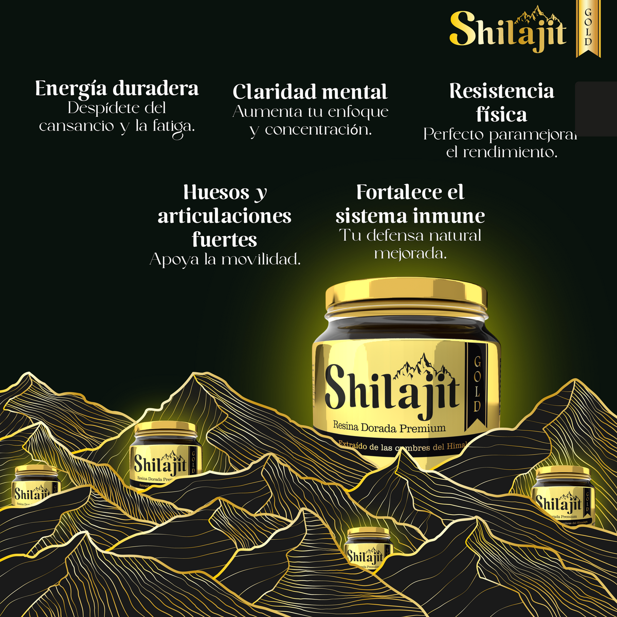 Combo Shilajit Gold Y Xbull 120ml