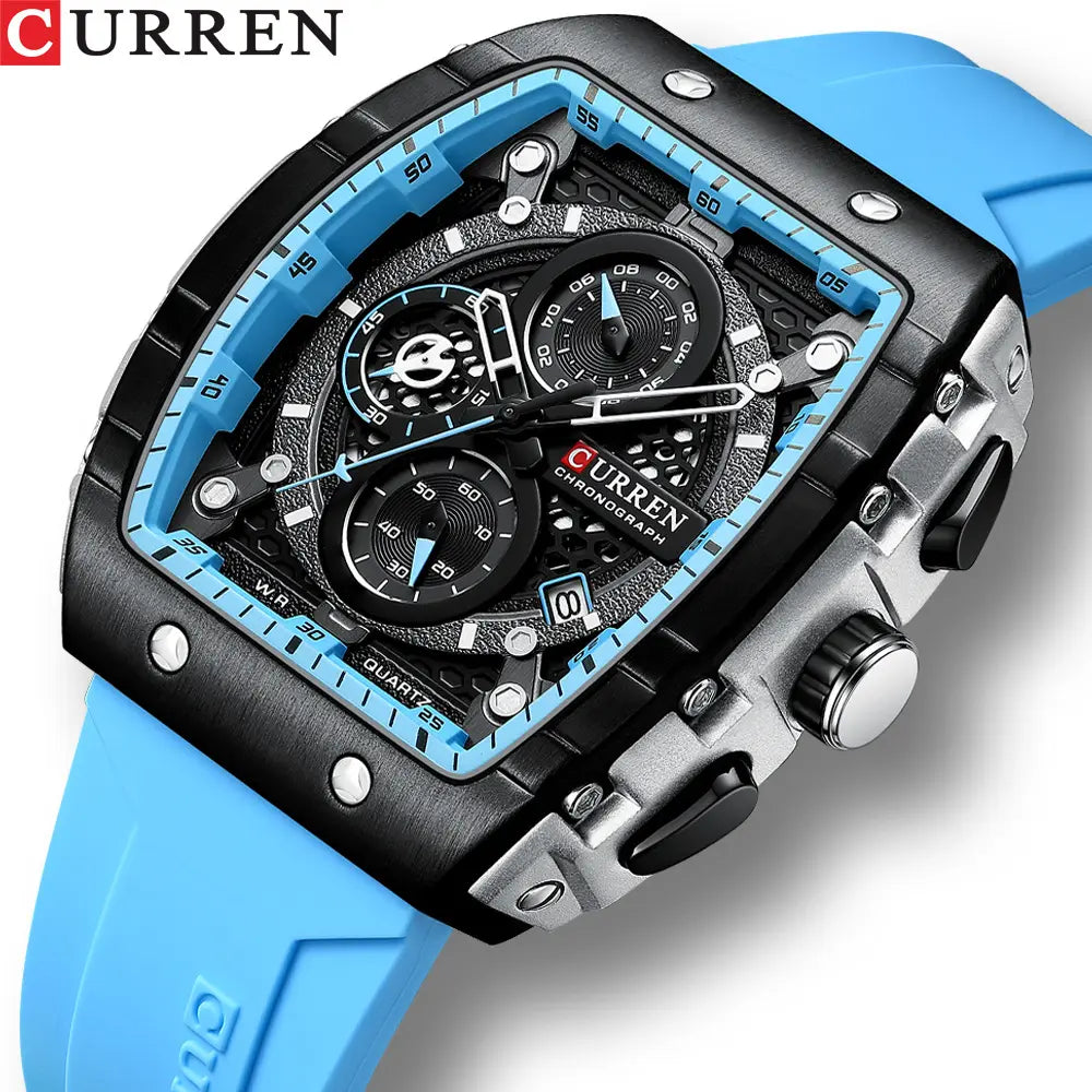 Reloj Curren 8442 Silicona Hombre