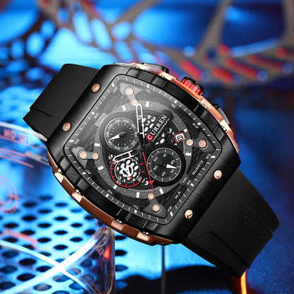 Reloj Curren 8442 Silicona Hombre